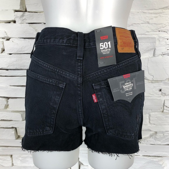 Levi’s  501s Zip Your Lip High Waisted Denim Short - Picture 5 of 7